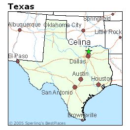 where is celina tx located